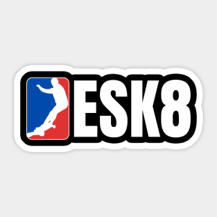 Esk8 NBA electric skateboard design Sticker